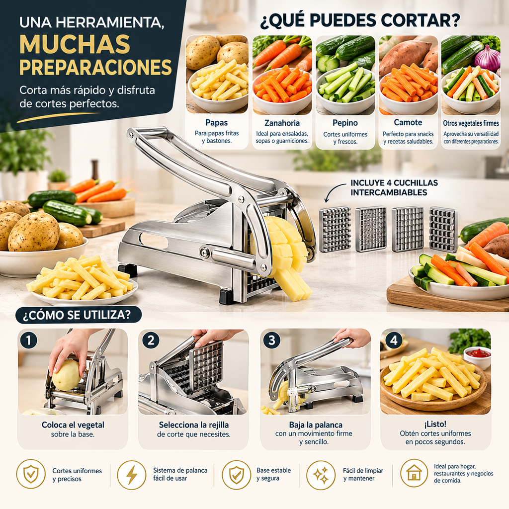 CORTADOR DE PAPAS
