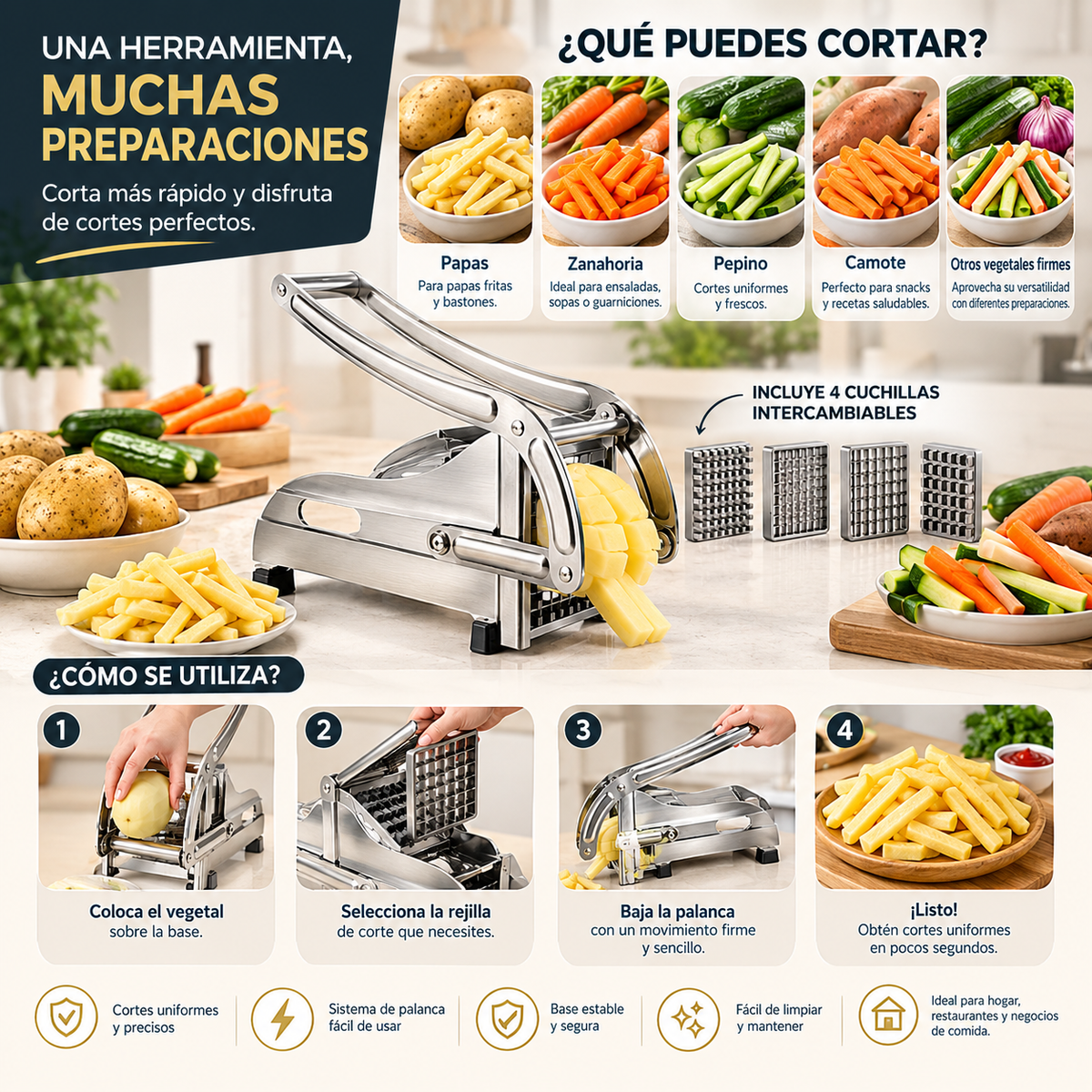 CORTADOR DE PAPAS