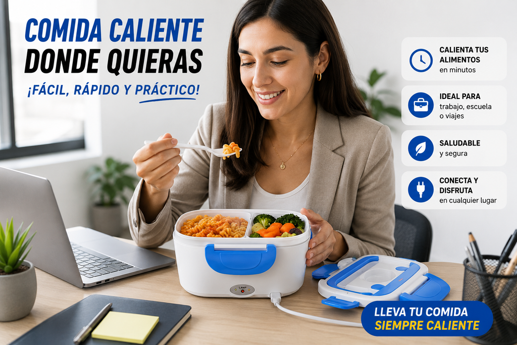 Combo Lonchera Termica y Licuadora