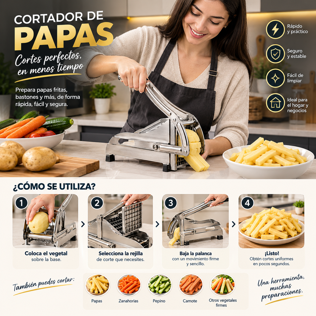 CORTADOR DE PAPAS
