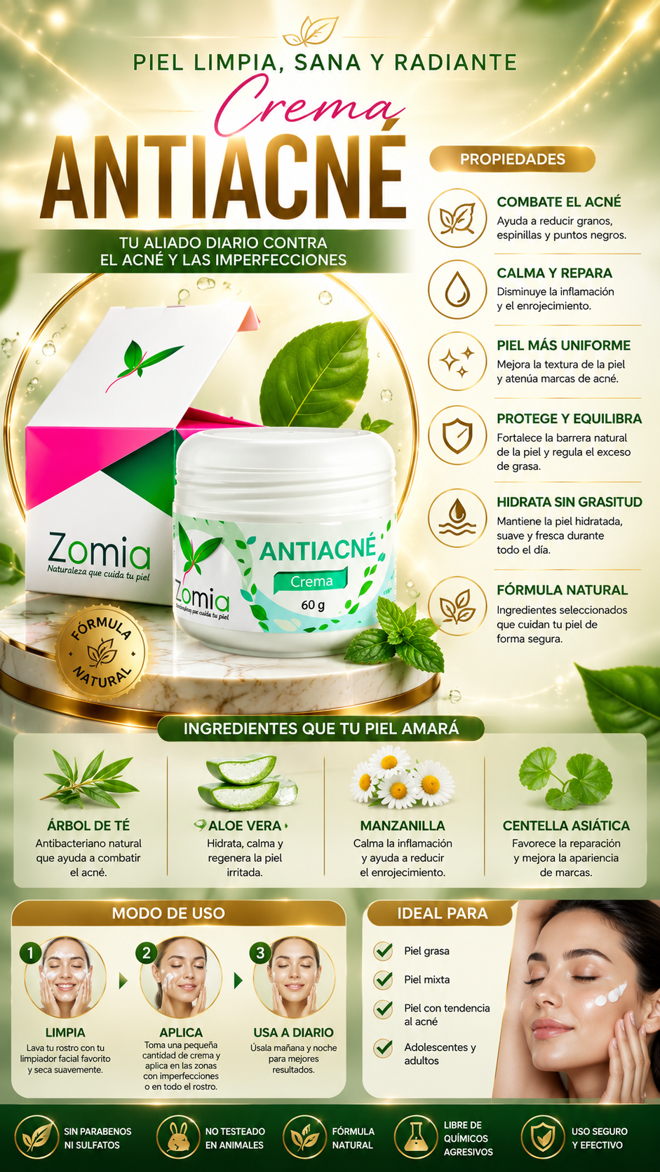 Zamia crema antiacne Original