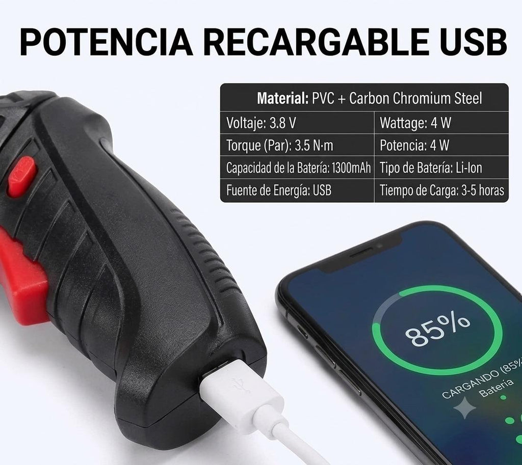 DESTORNILLADOR ELECTRICO MULTIFUNCION