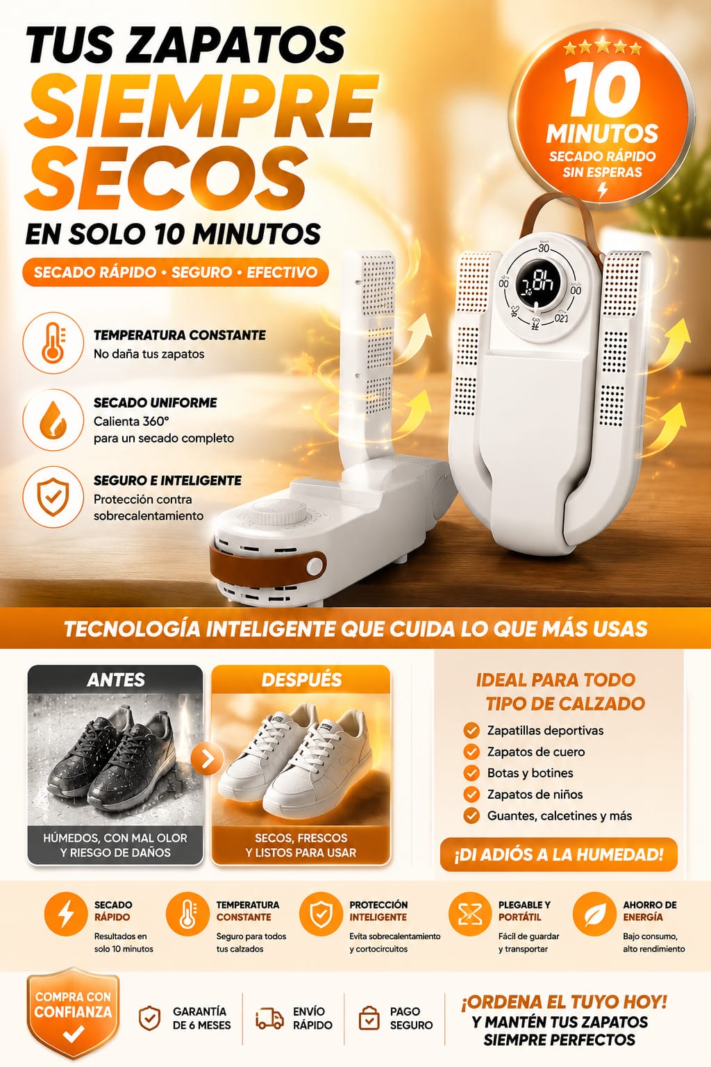 SECADOR DE ZAPATOS