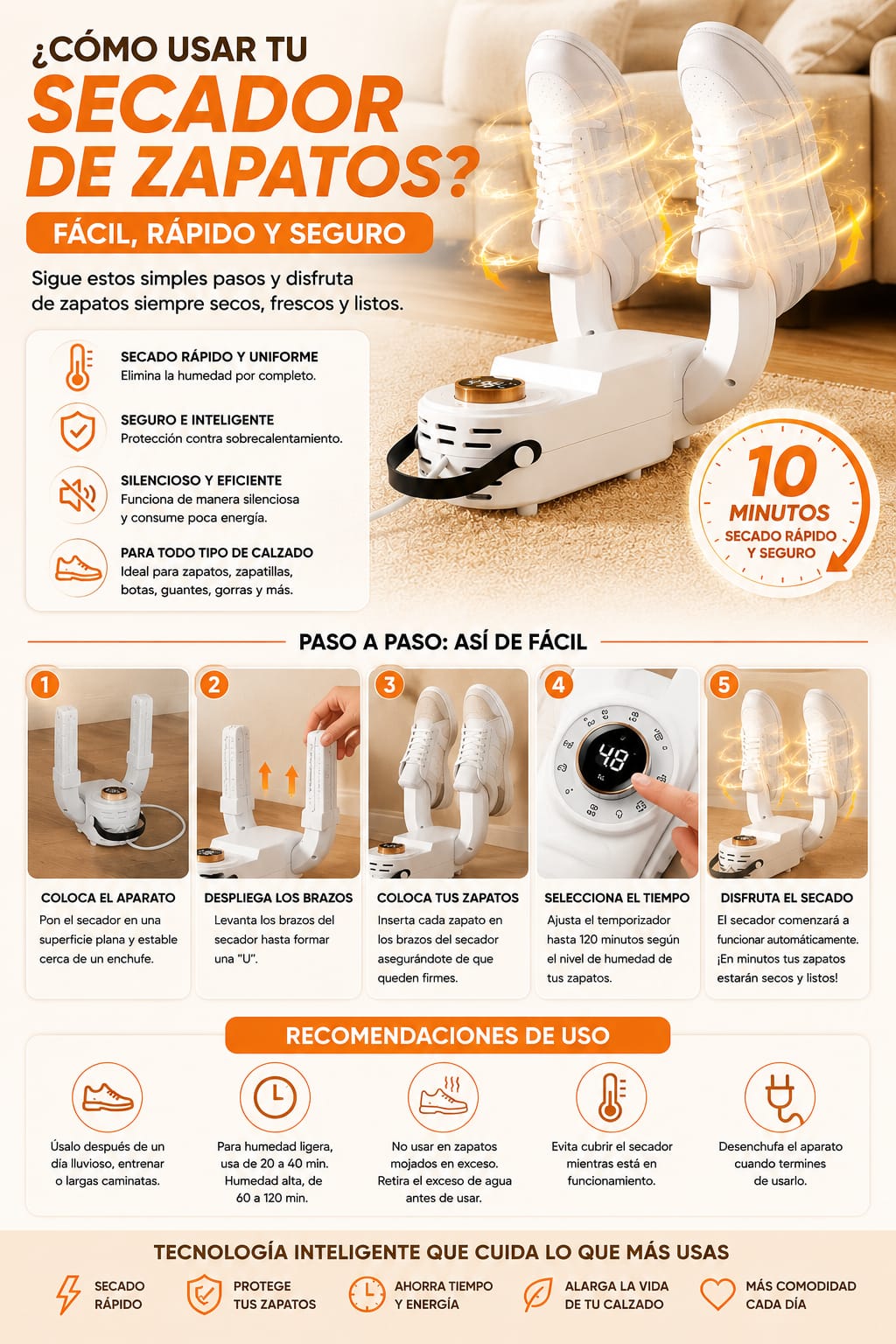 SECADOR DE ZAPATOS