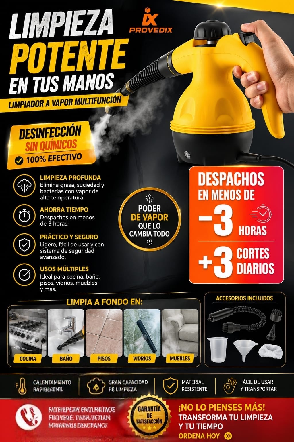 LIMPIADOR A VAPOR PORTATIL