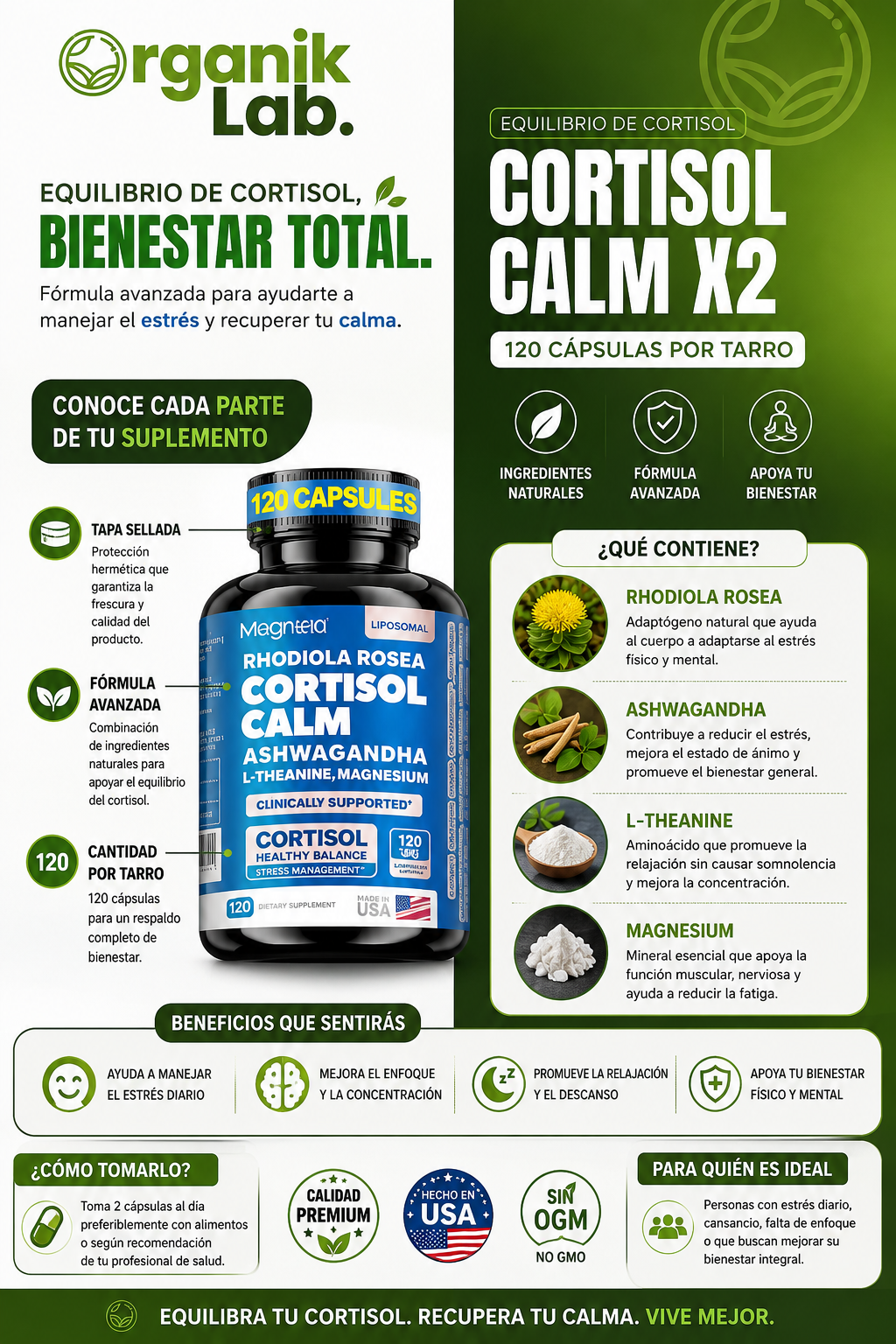 Cortisol Calm Combo X2
